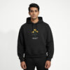DORI - Black Embroidered Hoodie