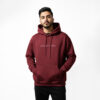 DORI - Maroon Embroidered Hoodie