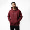 DORI - Maroon Embroidered Hoodie