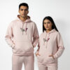 DORI - Pink Embroidered Butterfly Hoodie