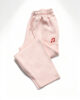 Pink Embroidered Fleece Trouser