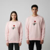 Pink Embroidered Sweatshirt