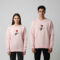Pink Embroidered Sweatshirt