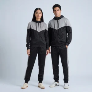 Black and Grey Tracksuit